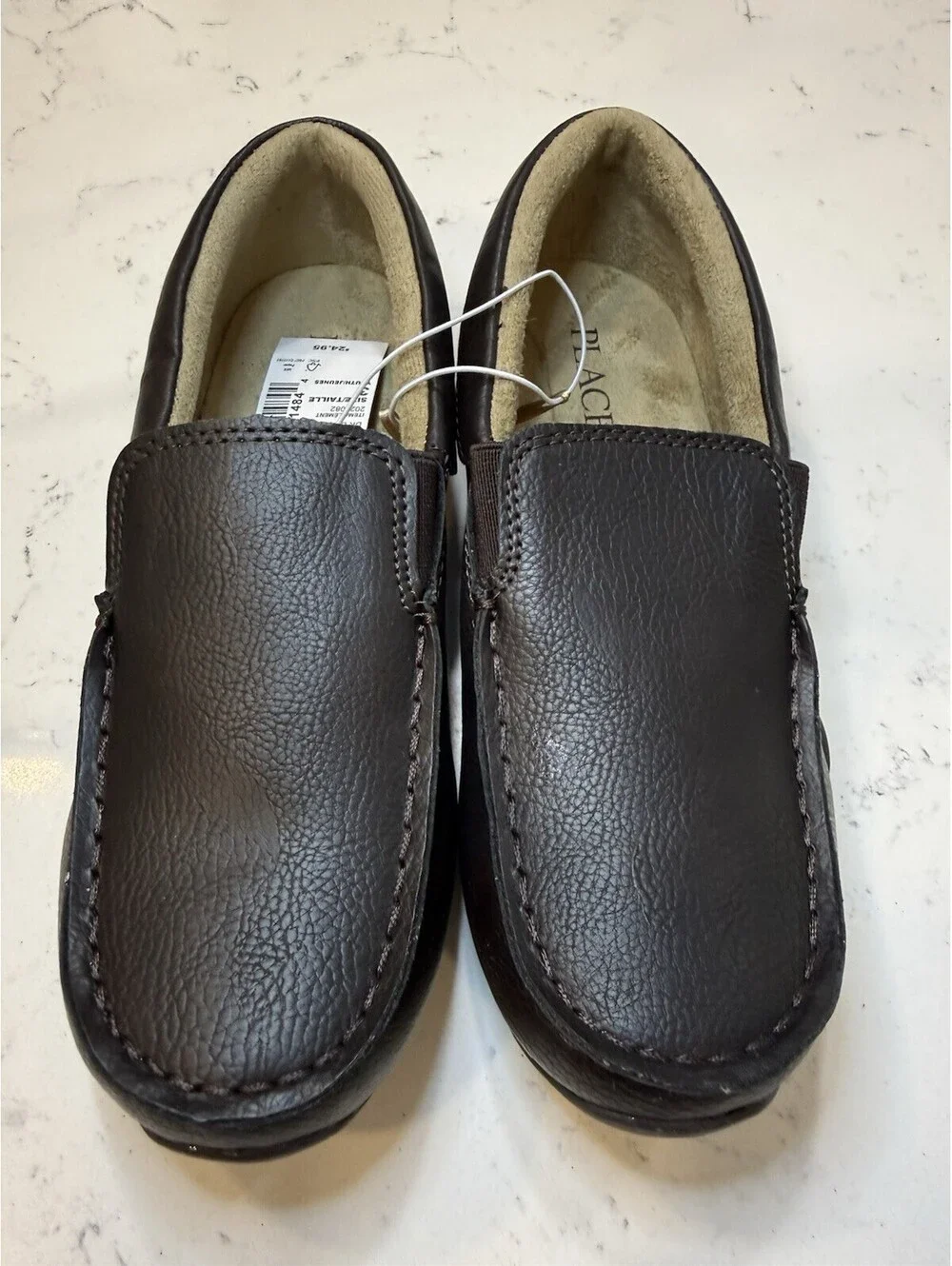 Children's Place Boys Brown Loafer Sz 3 Dressy Casual Nwt